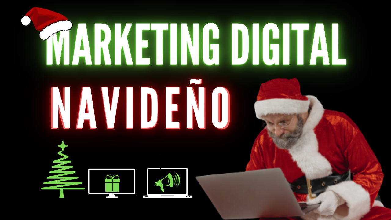 PORTADA MKT NAVIDEÑO SANTA Portada Marketing Navideño
